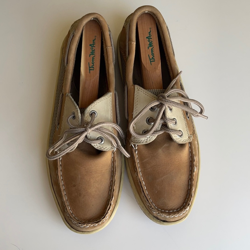 Sperry Top Sider Men's Billfish 3-Eye Tan Shoes 9M